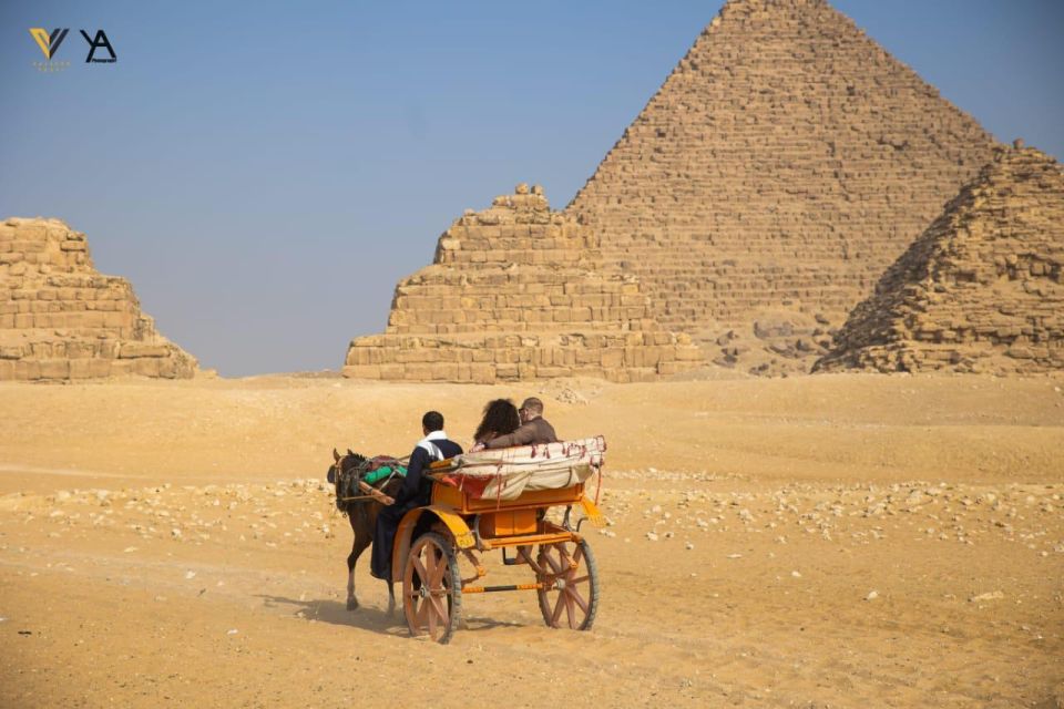 Pyramids of Giza and Sphinx and Egyptian Museum Private - Key Points