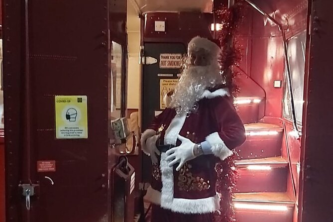 Red Bus Ride Along With Santa in Glasgow - Key Points