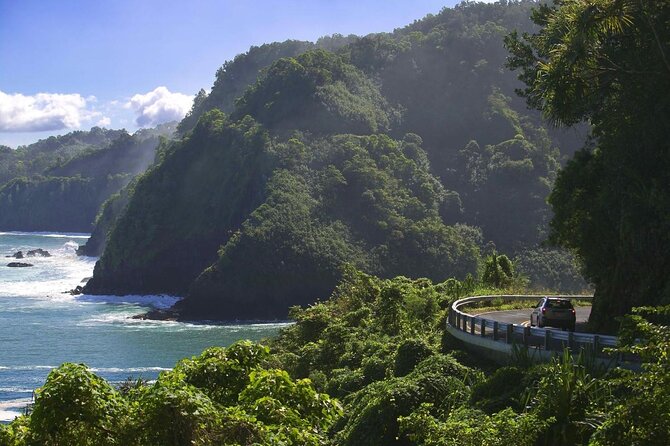 Road to Hana Tours With Hotel Pick-Up, Black Sand Beach , Waterfalls and More! - Just The Basics