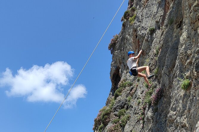 Rock Climbing in Crete With a Guide in Rethymnon, Plakias Beach - Just The Basics