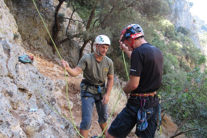 Rock Climbing With a Guide in Therisos Gorge Chania - Just The Basics