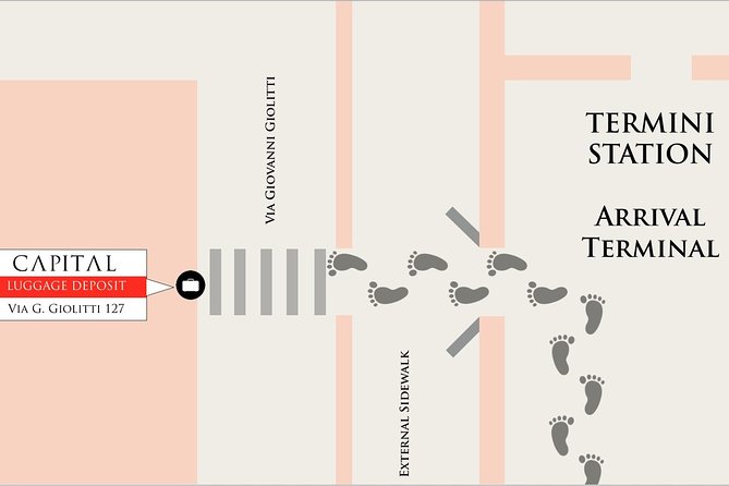 Rome Termini Station Luggage Storage - Key Points