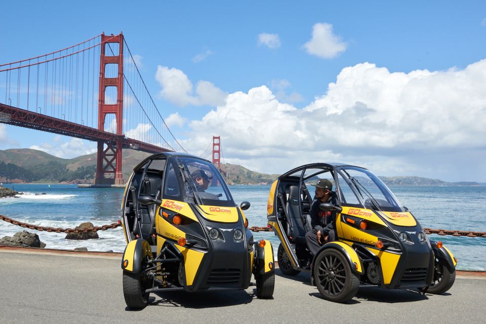 San Francisco: Electric Gocar Tour Over Golden Gate Bridge - Key Points