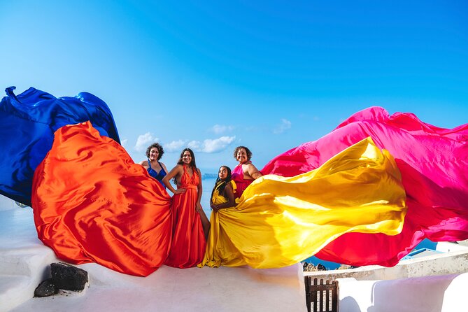 Santorini Flying Dress Photo - Key Takeaways