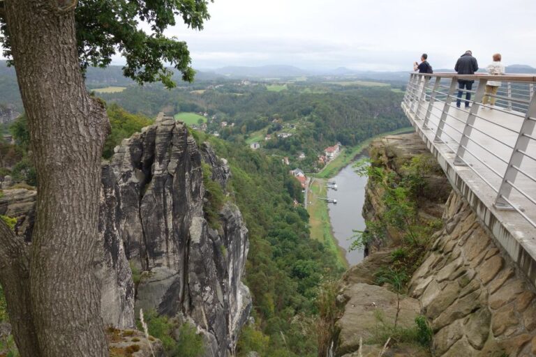 Scenic Bastei Bridge With Boat Tour & Lunch From Prague