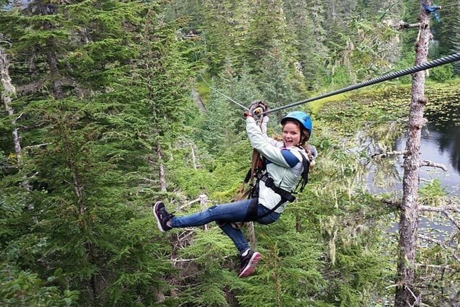 Seward Alaska Small-Group Ziplining Experience in Nature - Just The Basics