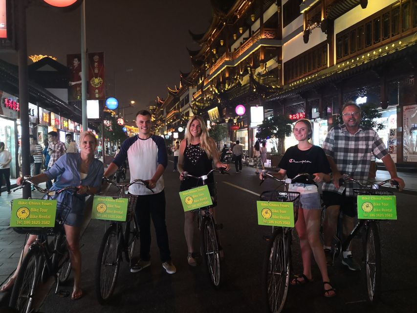 Shanghai: 4-Hour Nightlife Adventure & Tasting Bike Tour - Just The Basics