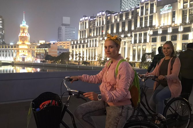 Shanghai Foodie Test & Nightlife Adventure Bike Tour - Key Points