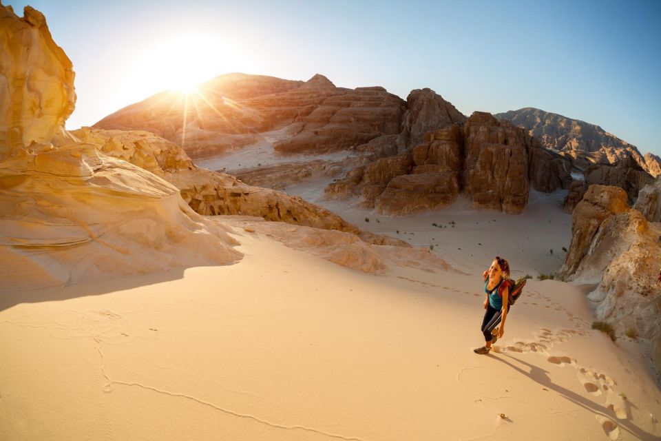 Sharm: 2-Days Dahab, Canyon, Safari, Snorkel W Camp Stay - Key Points