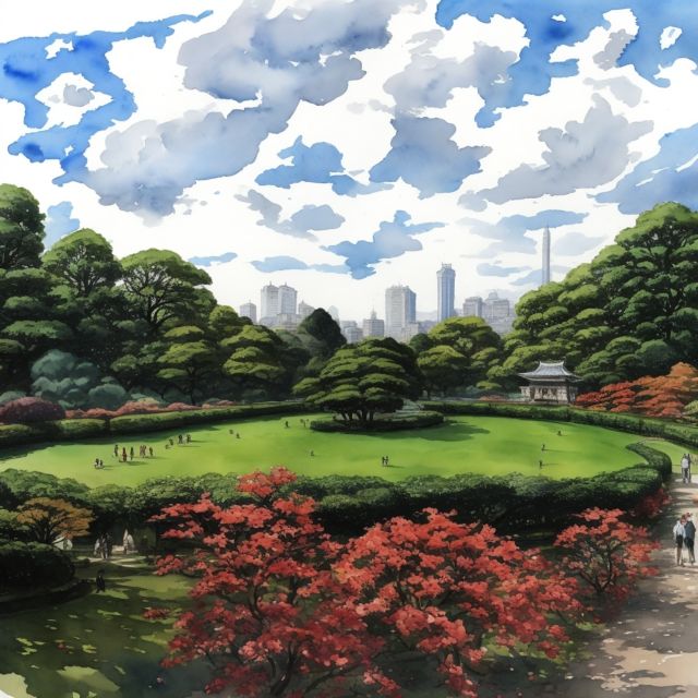 Shinjuku Gyoen,Tokyo:Self-Guided Walking Tour W/ Audio Guide - Just The Basics