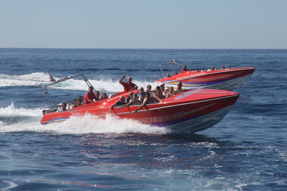 sliema comino blue lagoon powerboat tour with comino caves Sliema: Comino Blue Lagoon Powerboat Tour With Comino Caves