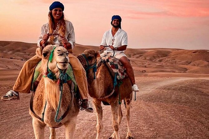 Sunset & Dinner in Desert Agafay Marrakech With Camels - Key Points
