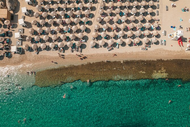 Super Paradise Beach Mykonos Seaside Sunbed (1st Row) - Key Points