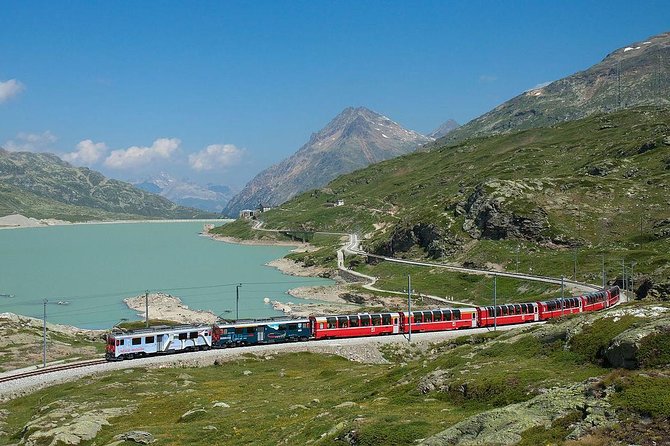 Swiss Alps Bernina Express Rail Tour From Milan With Hotel Pick up - Key Points