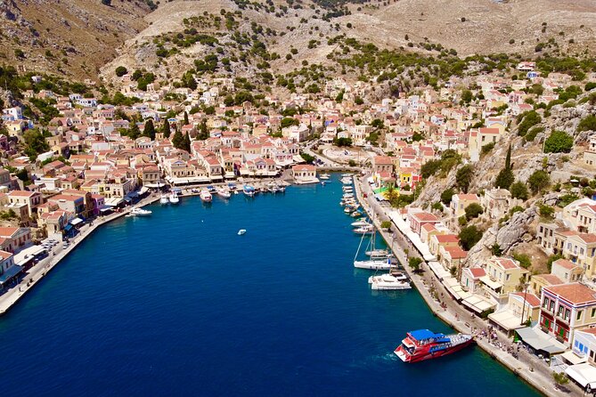 Symi Boat Tour From Kolymbia With Swimming Stop in St Georges Bay - Key Points