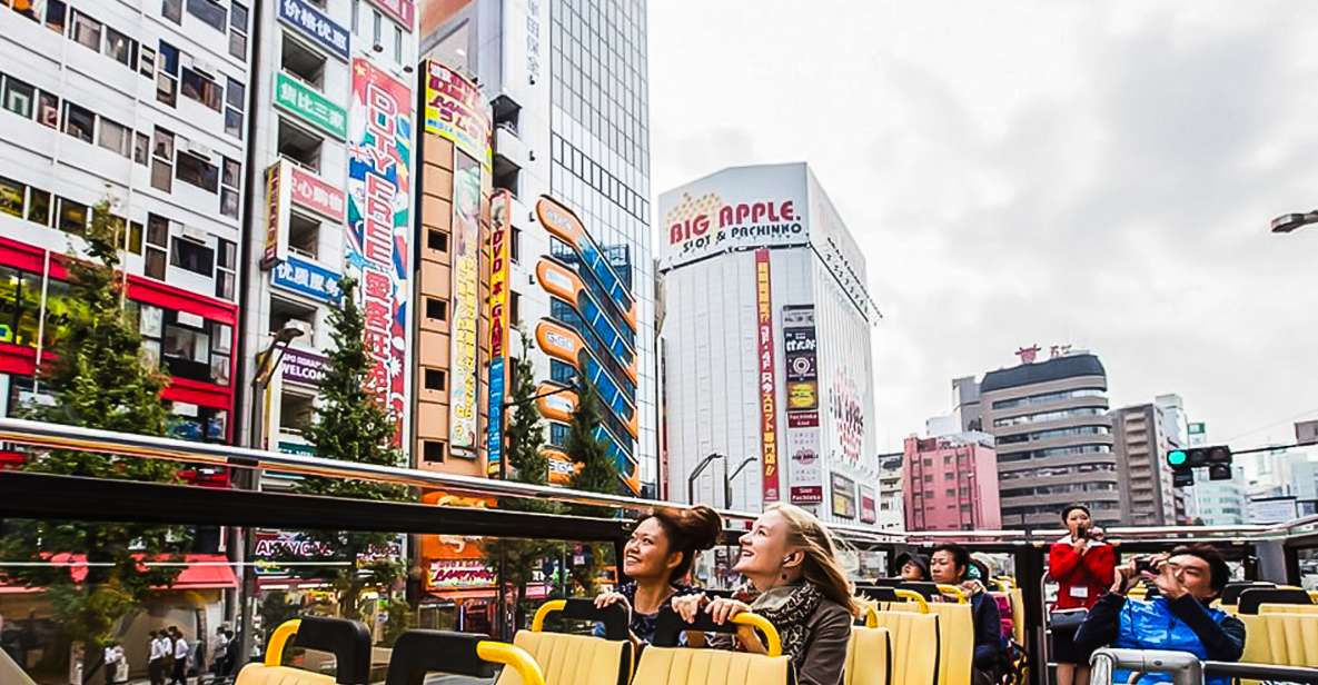 Tokyo: Hop-On Hop-Off Sightseeing Bus Ticket - Just The Basics