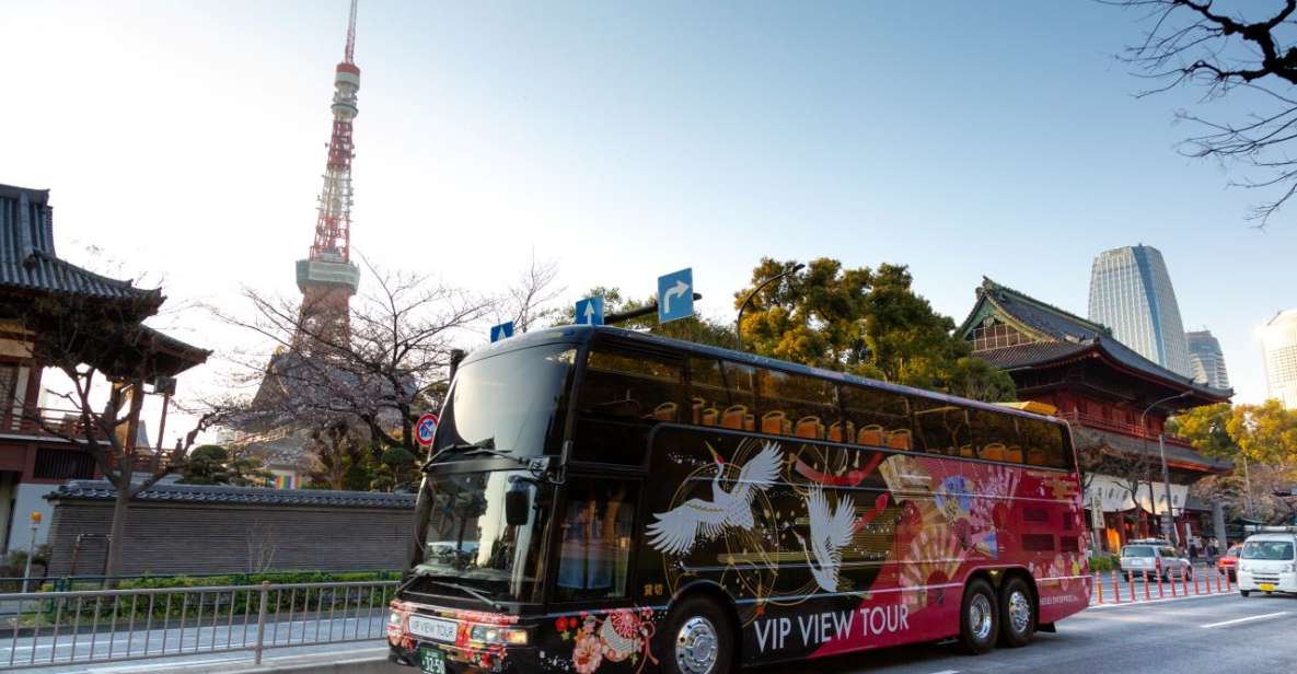 Tokyo: Open Top Sightseeing Bus With Audio Guide - Just The Basics