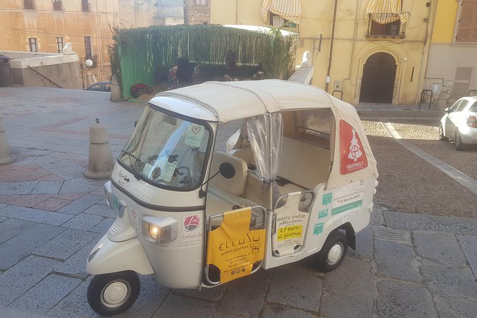 Tour Ape Calessino (Tuk Tuk) of the 4 Historic Districts of Cagliari - Key Points