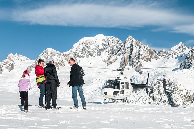Twin Glacier Franz and Fox, Snow Landing (Allow 30 Mins - Departing Franz Josef) - Key Points