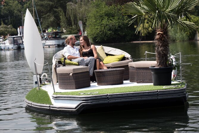 Vienna: E-Boat Rental on Danube: Private Floating Island - Key Points