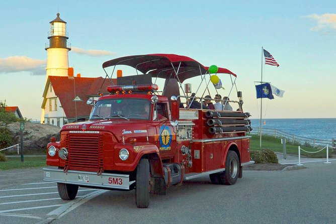 Vintage Fire Truck Sightseeing Tour of Portland Maine - Just The Basics