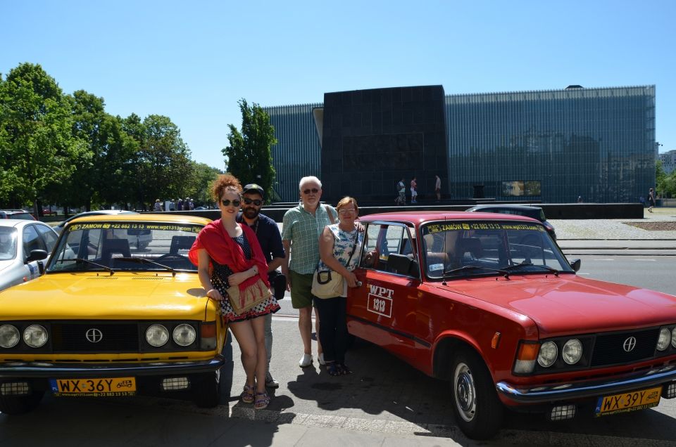 Warsaw Jewish Heritage Private Tour in Retro Fiat - Key Points