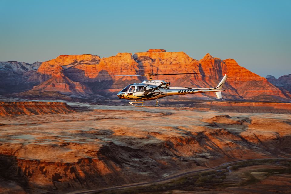 Zion National Park and Canaan Cliffs: Helicopter Tour - Key Points