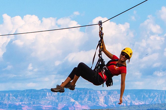 Zip Line Tour at Out of Africa Wildlife Park in Sedona,Camp Verde - Just The Basics