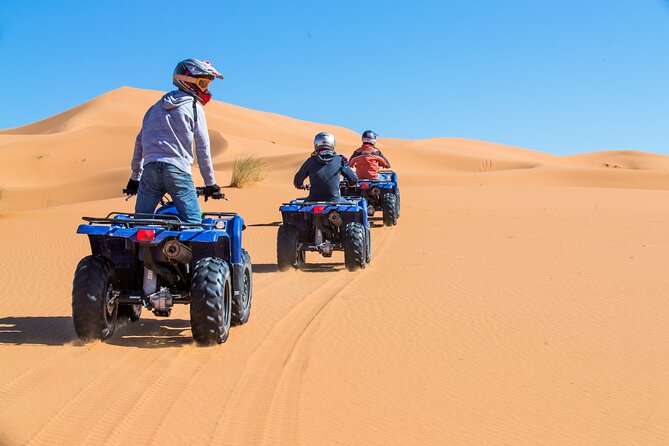 1-Hour Quad Crossing the Dunes of Merzouga in the Sahara - Key Points