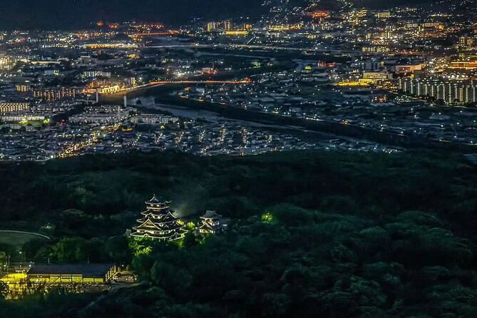 [12 Min]City Lights Helicopter Tour : Kyoto Night View