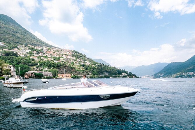 2 Hours Private Cruise on Lake Como Cranchi Motorboat
