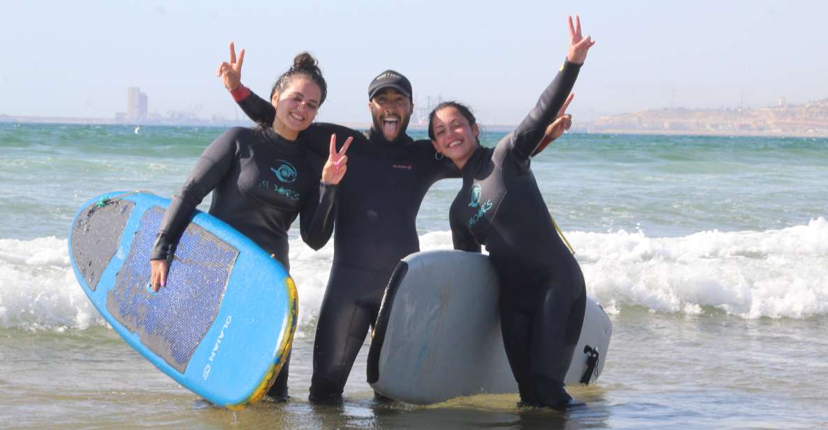 1 2 hours surf lessons in agadir 2 Hours Surf Lessons in Agadir