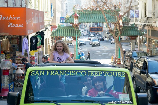 2 or 3 Hour Private Group San Francisco City Tour Open-air Jeep - Jeep Tour Group Capacity