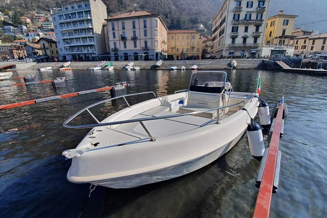 4 Hours Boat Rental Without License 40hp Engine on Lake Como