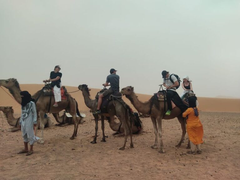 5 Days Desert Tour From Marrakech to Merzouga Dunes