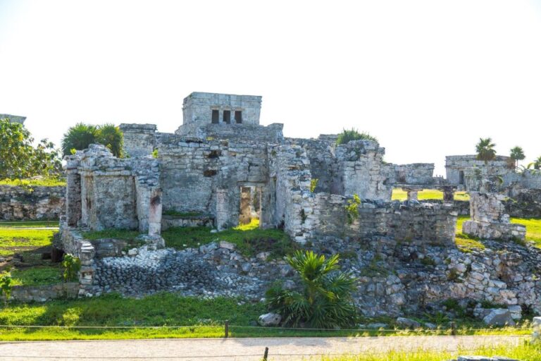 5×1: Tulum & Coba Ruins With Cenote Beach Mayan Village