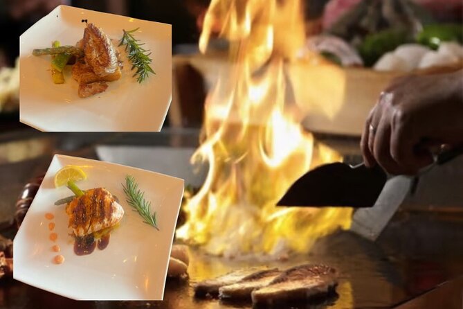 1 7 courses teppanyaki tasting menu with fire show 7 Courses Teppanyaki Tasting Menu With Fire Show