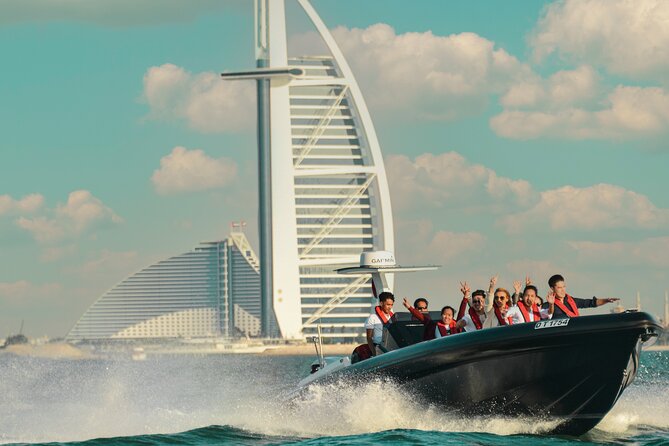 A Small-Group Speedboat Tour of Dubais Coastline