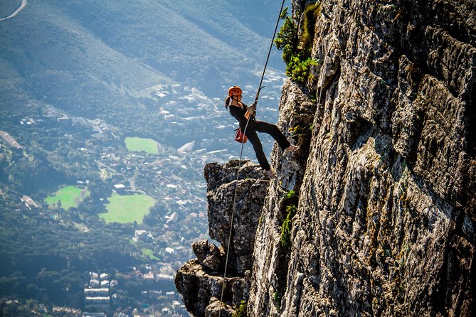 Abseiling Table Mountain