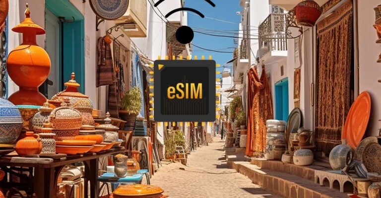 Agadir: Esim Internet Data Plan for Morocco High-Speed 4G