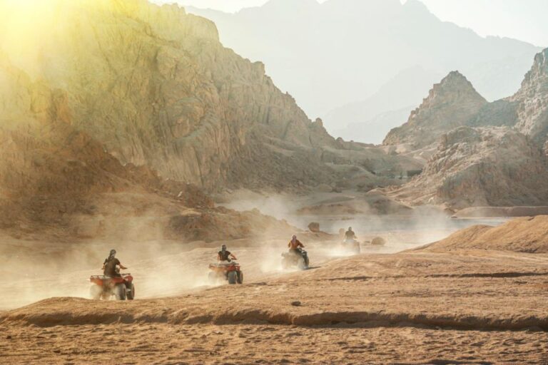 Agadir: Quad Bike Tour of Sand Dunes & Beach W/ Moroccan Tea