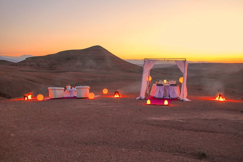 1 agafay desert magical dinner with camel ride and quad bike Agafay Desert : Magical Dinner With Camel Ride and Quad Bike