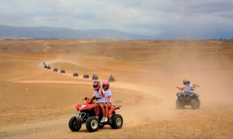 Agafay Desert: Quad Bike or Camel Ride and Dinner Show