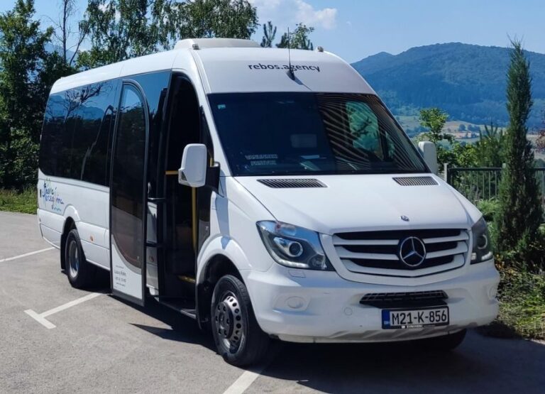 Airport Transfers & Private Tours With Luxury Minibus Bosnia