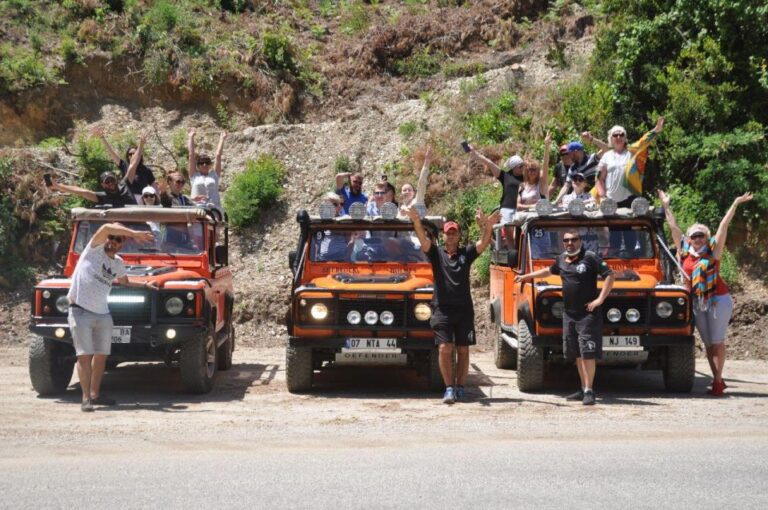 Alanya: Full Day Jeep Safari Adventure With Lunch