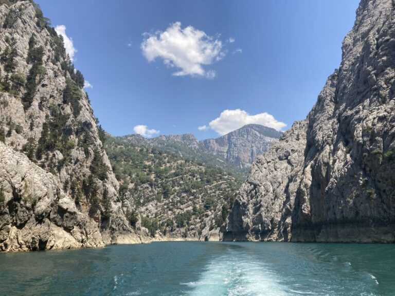 Alanya: Green Canyon Boat Trip With Lunch and Drinks