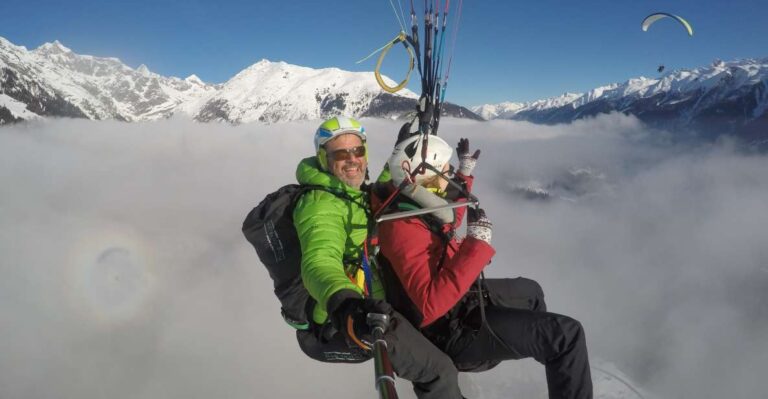 Aletsch Arena: Paragliding Tandem Flight Basic