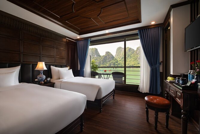 All-Inclusive 2 Day/1 Night Halong Luxury Cruise, Meals, Cave, Kayaking,Swimming