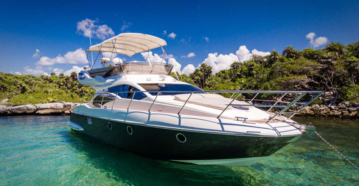 1 all inclusive riviera maya tulum yacht 43 azimut 4hrs All Inclusive: Riviera Maya, Tulum, Yacht 43" Azimut 4hrs