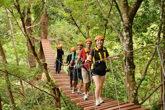 All Inclusive Zipline and Local Floating Farm Tour in Phuket